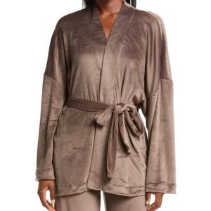 Skims Amethyst Velour Robe Top